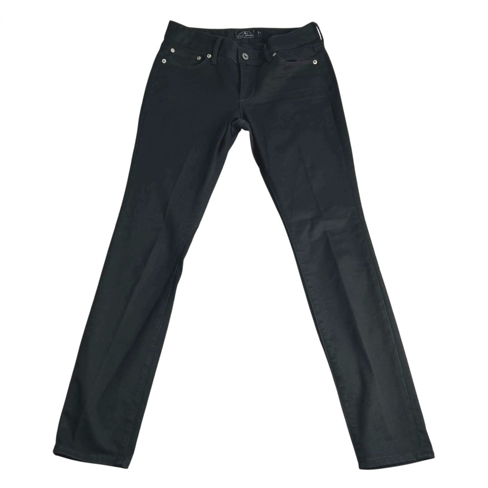 Lucky Brand Skinny Jeans Womens 4/27 Black Handcrafted Five Pocket Denim Pants